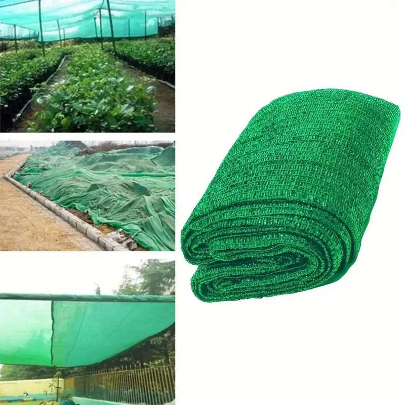1pc 4x5m Sunblock Mesh Sunshade Sail PE Material UV Resistant Greenhouse Shade Cloth Net Tarp