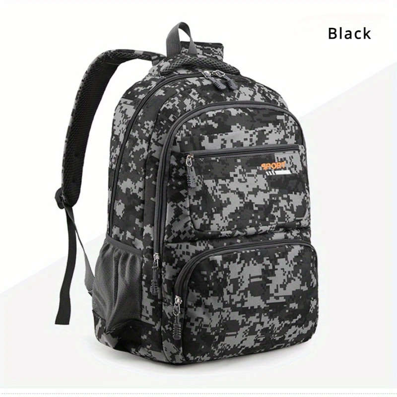 1pc Stylish Camouflage Laptop Backpack Lightweight High Quality 39.62 cm Computer Bag with Multiple