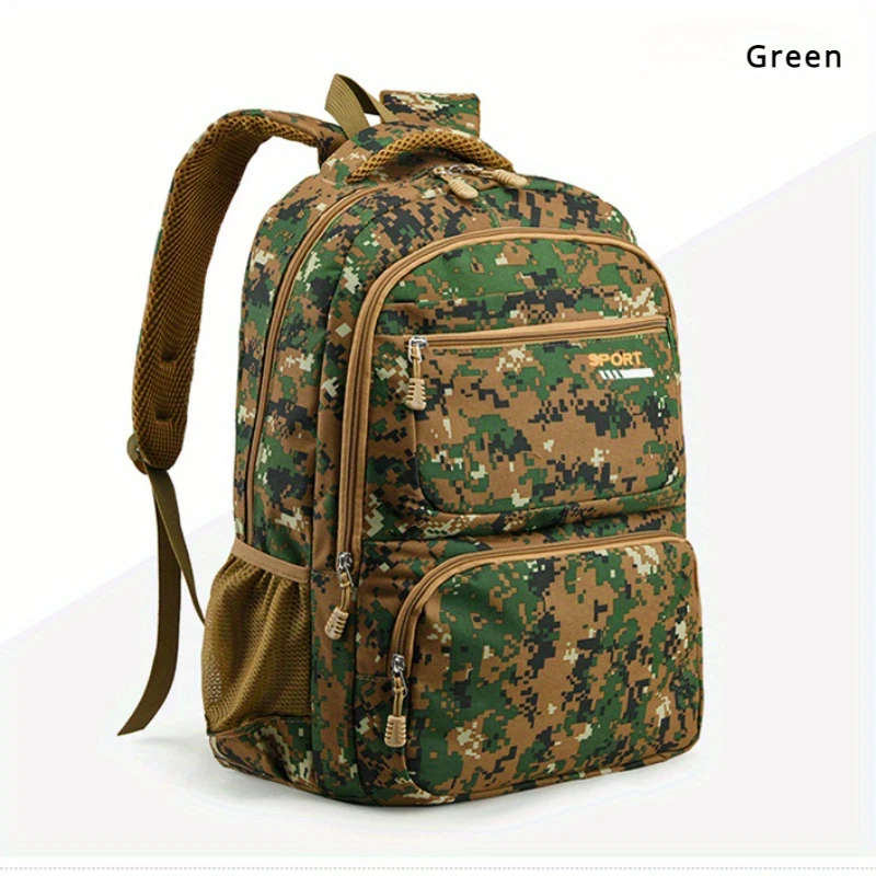 1pc Stylish Camouflage Laptop Backpack Lightweight High Quality 39.62 cm Computer Bag with Multiple
