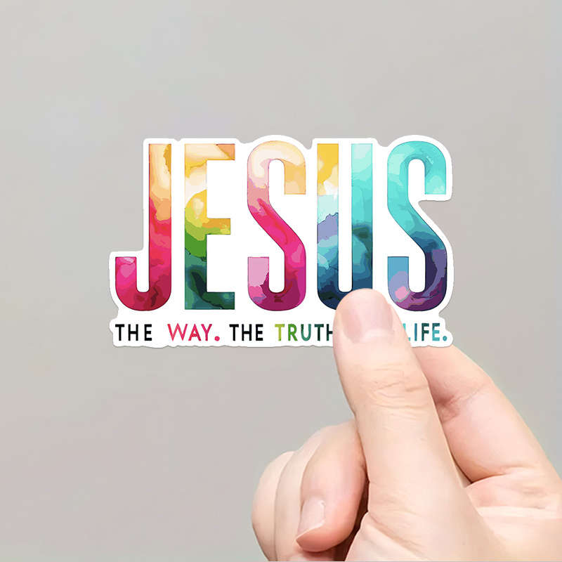 1pc Jesus Christian Themed Stickers