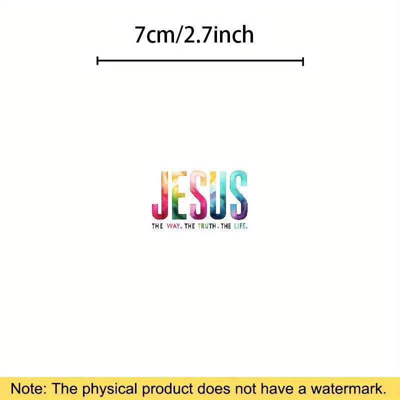 1pc Jesus Christian Themed Stickers