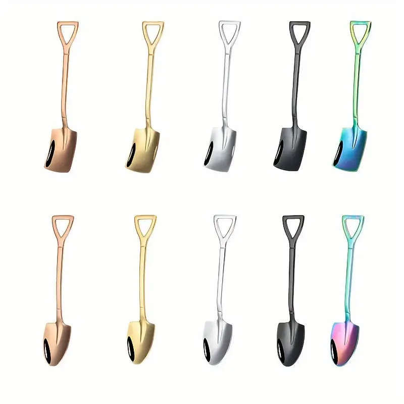 10 Pieces Stainless Steel Ice Cream Scoops