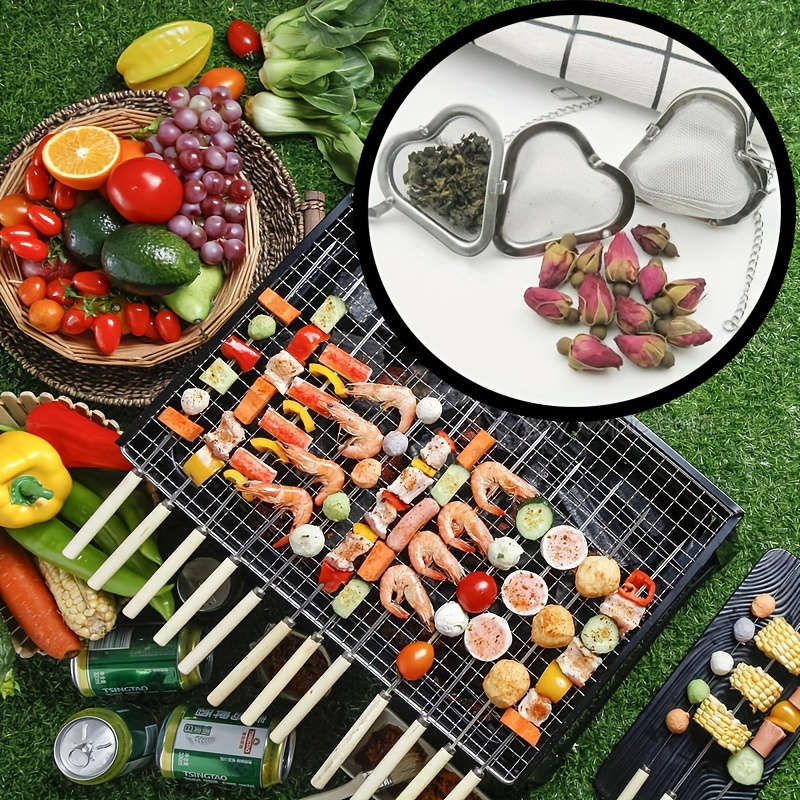 1pc Stainless Steel Cooking Spices Infuser Fine Mesh Loose Tea Herbal Strainer Extended Chain K