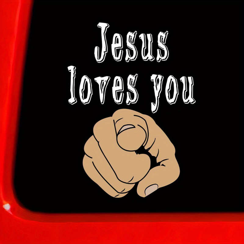 1pc Jesus Christian Themed Stickers