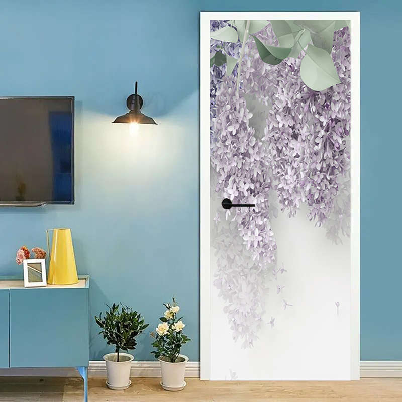 1Pc 95.0x214.88cm Door Window Sticker