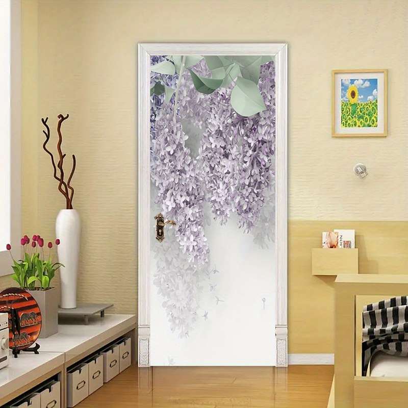 1Pc 95.0x214.88cm Door Window Sticker