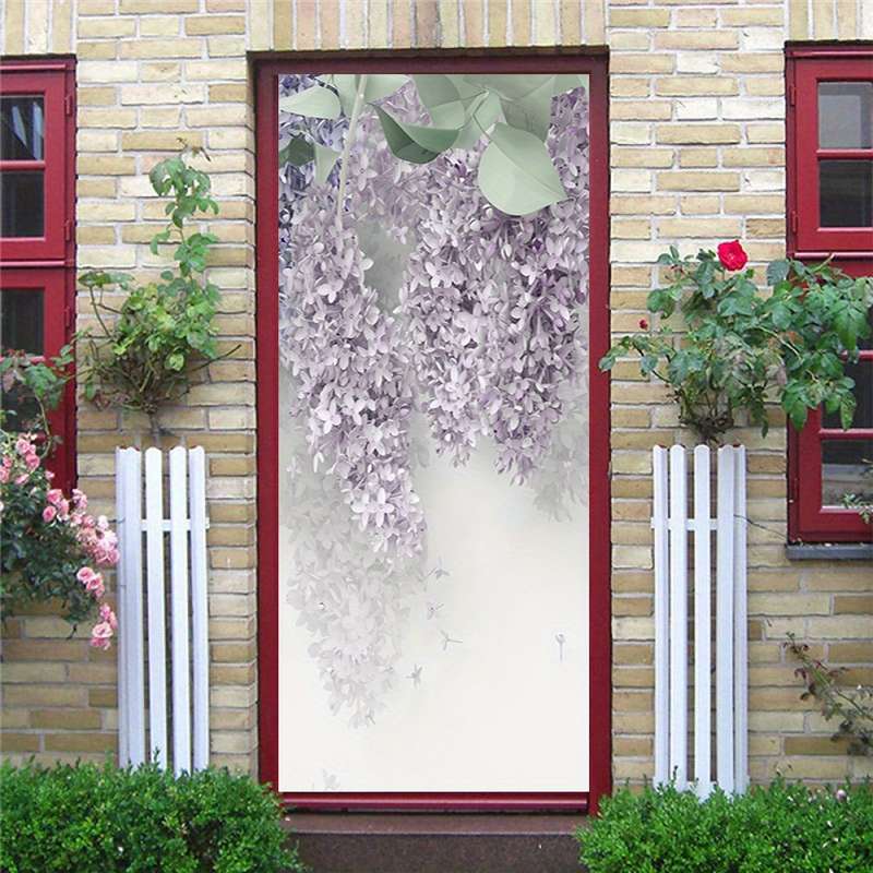 1Pc 95.0x214.88cm Door Window Sticker