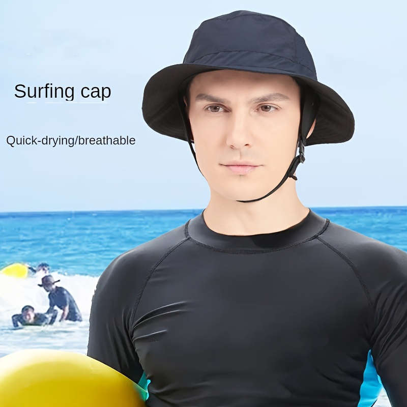 1pc Wide Brim Sun Protection Hat Foldable Outdoor Hiking Fishing Cap Quick-Drying Surfing Fis