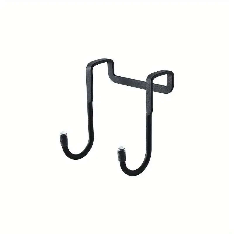 1pc Stainless Steel Over-the-Door Hook Wall Mount Double S-Hook Design Casual Style Easy Install for
