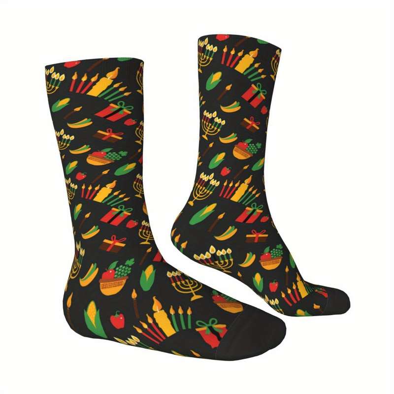 1 Pair Multicolor One Size Socks