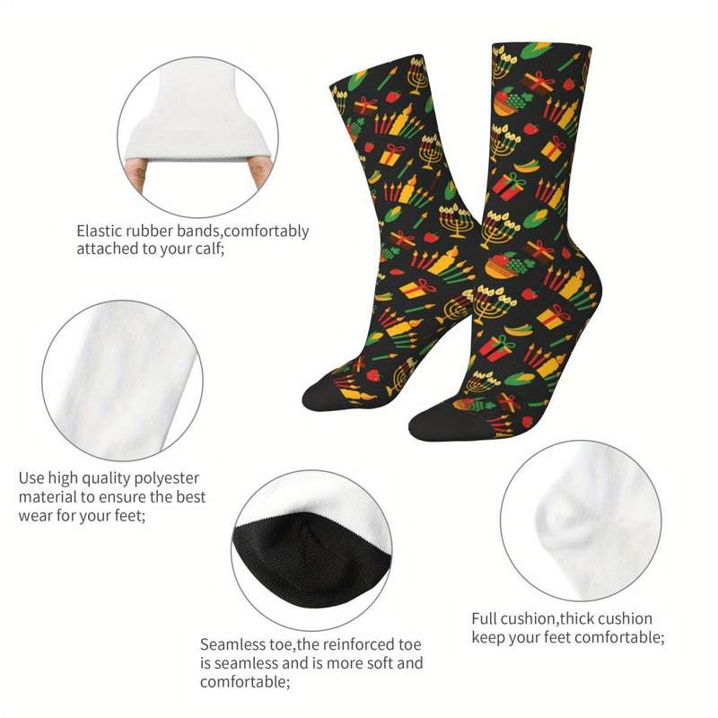 1 Pair Multicolor One Size Socks