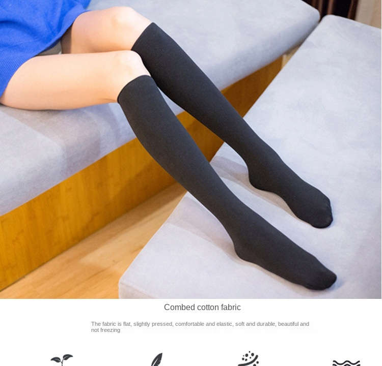 1Pairs Sock Black Long  One Size