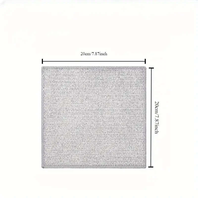 30Pack Super Fine Fiber Steel Mesh Sponge Pads Double-Sided Kitchen Dish Scrubber for Utensils and C