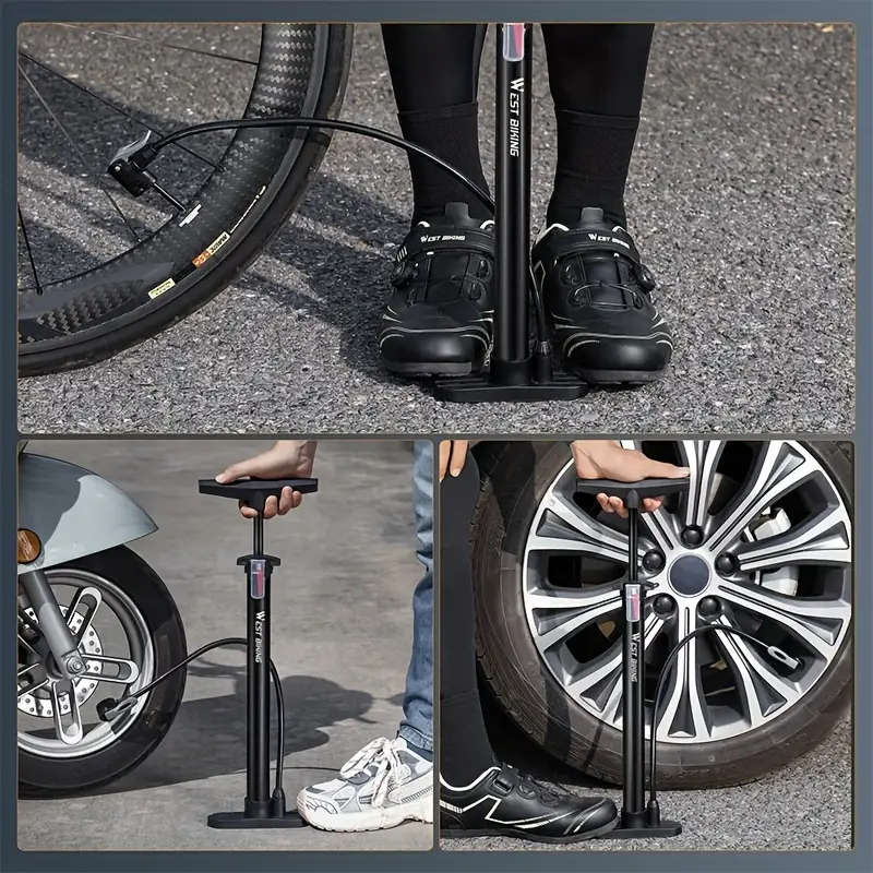1pc High-Pressure Manual Pump for Bikes Balls Durable PP Material 160PSI Inflator Perfect for Outdoo