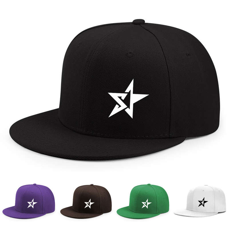 1pc Adjustable Baseball Cap with Star Embroidery Sun Protection Breathable Polyester Perfect fo