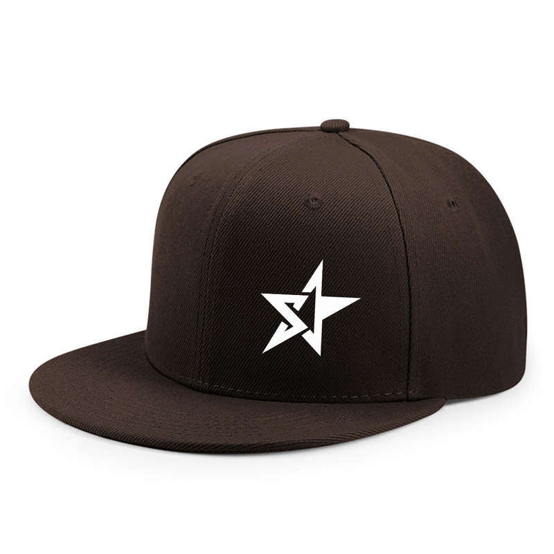 1pc Adjustable Baseball Cap with Star Embroidery Sun Protection Breathable Polyester Perfect fo