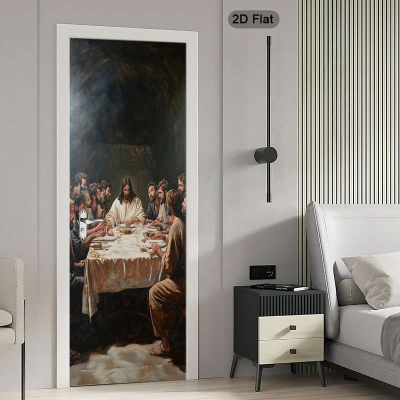 1pc 30.3x78.7 inches   77x200 cm   Jesus Christian Themed Stickers