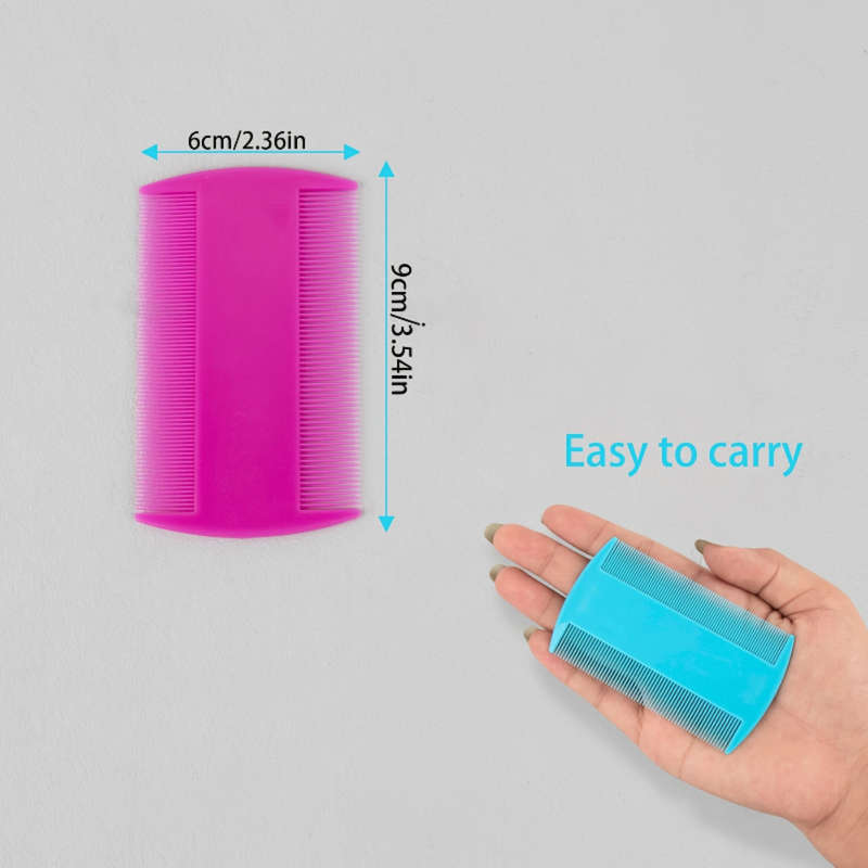 2pcs Random Color Pet Comb