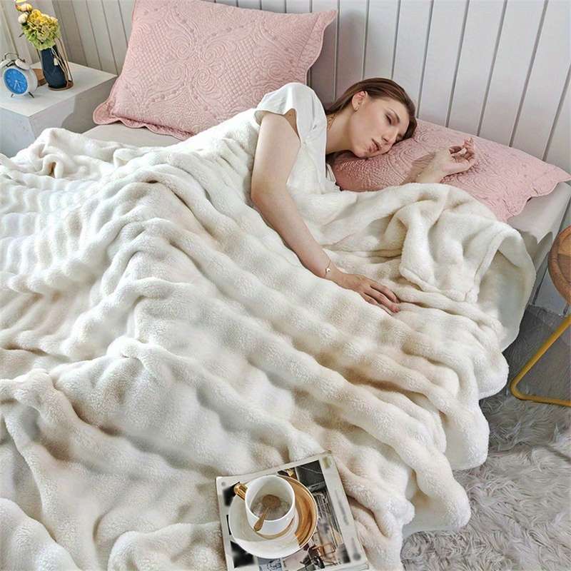 1ps Blanket Color Light Coffee size 100x150cm