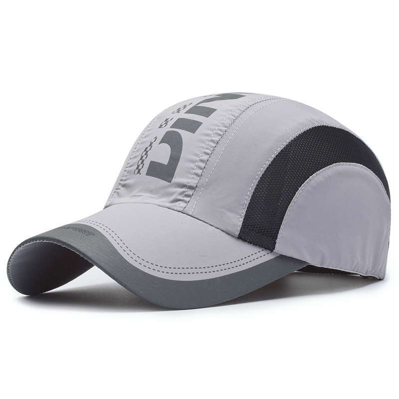 1pc Quick-Dry Summer Cap Stylish Mesh Back for Outdoor Sports Breathable Lightweight Adjustab