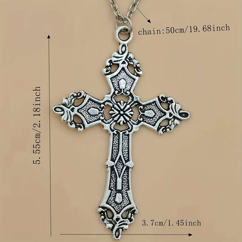 1 Piece Silvery Jesus Theme Pendant
