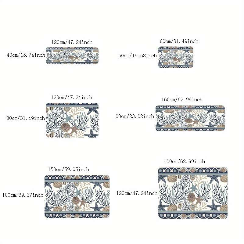 1Pc 50x80cm Floor Mat