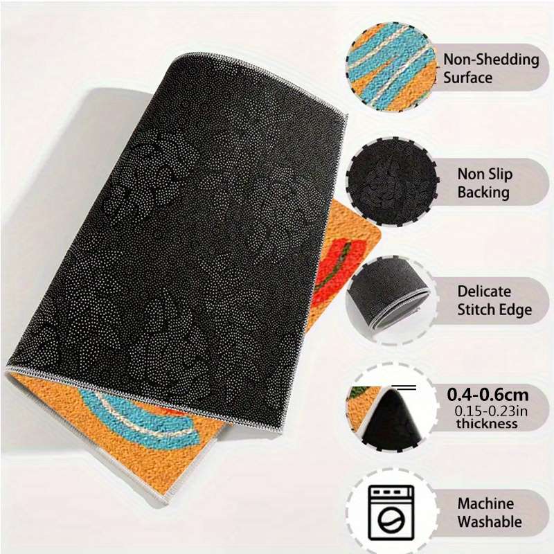 1Pc 50x80cm 19.69x31.5inch Floor Mat