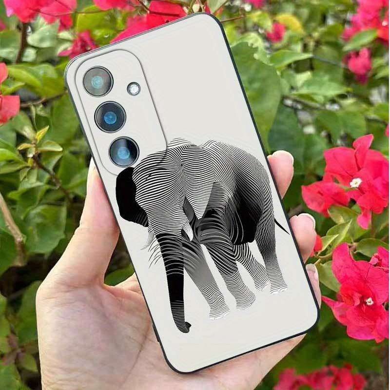 1pc Black For Samsung Galaxy A55 5G Phone Cases
