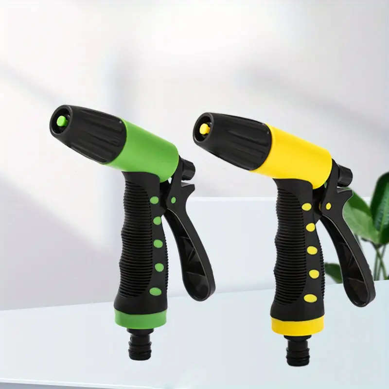 1pc High-Pressure Garden Sprinkler Gun with Quick-Connect Adapter Ergonomic Labor-Saving Design Dura