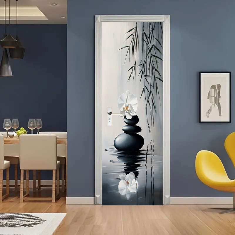 1Pc 95.0x209.8cm Door Window Sticker