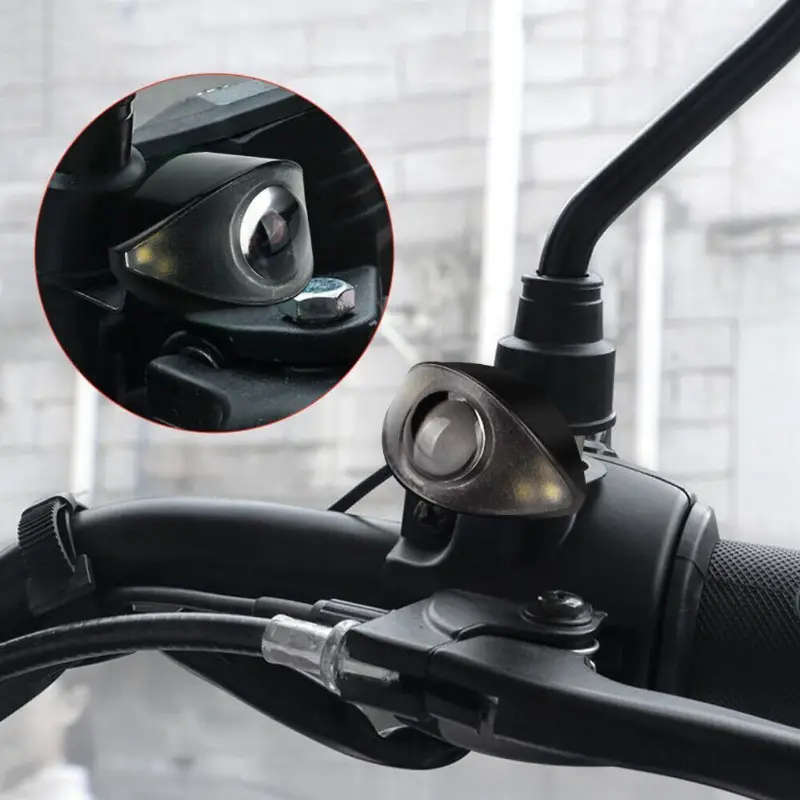 2pcs 12V White blue Mini Driving Light LED Eagle Eye Lights with Controller Daytime Running Light