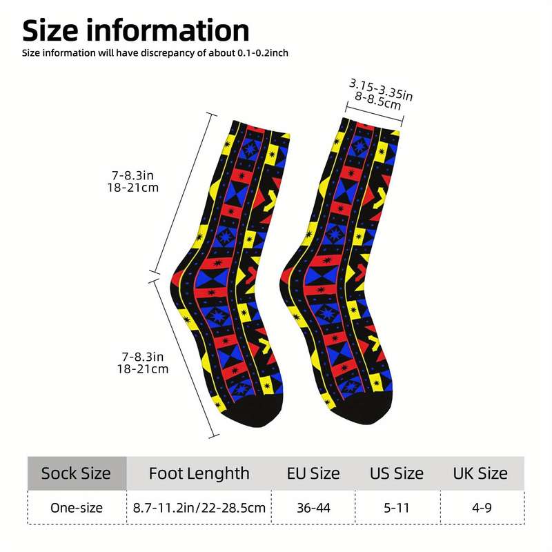 1 Pair Multicolor One Size Socks