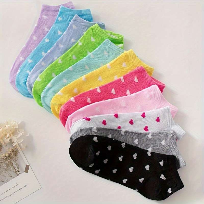 20 Pairs Of Mixed Colors Random Hair One Size High Elastic Socks