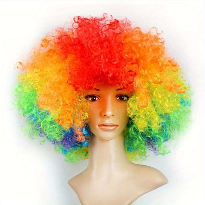 1Pc Multicolor Fashion Design Wig