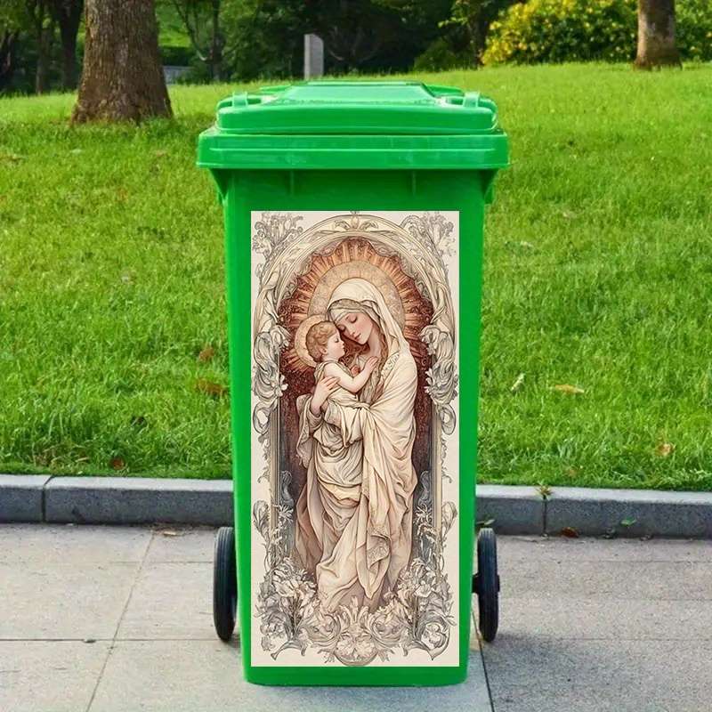1pc 30.99x69.85cm Jesus Christian Themed Stickers