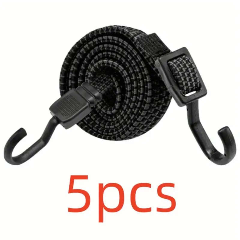 5 Pieces Of Heavy-Duty Bungee Cords