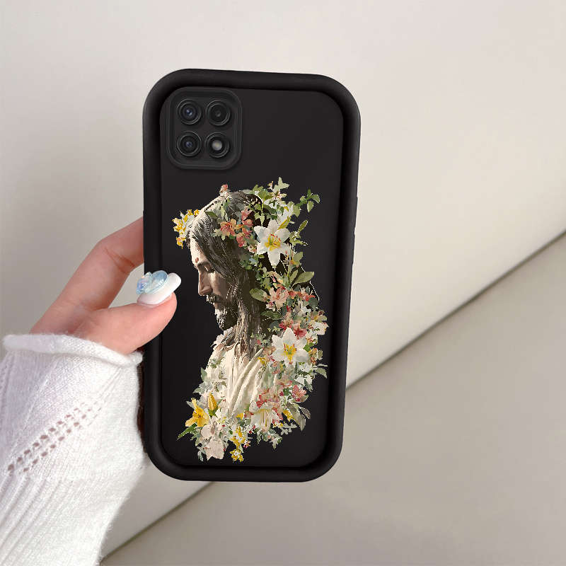 1pc White For Samsung Galaxy A05s Phone Cases