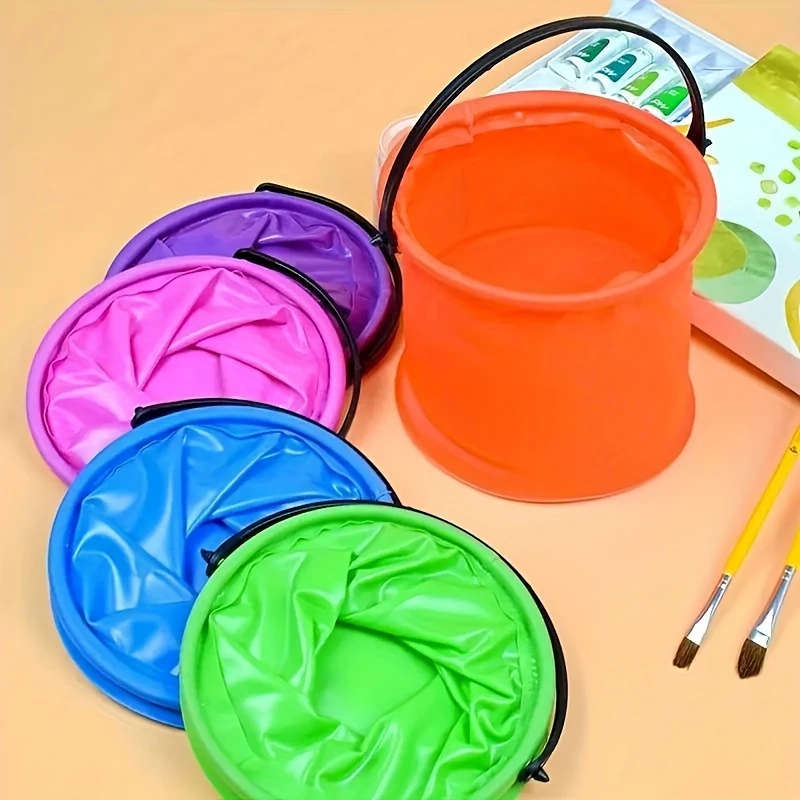 1pc Multi-Functional Collapsible Bucket Durable And Portable Ideal for The Beach Travel And Outdoor
