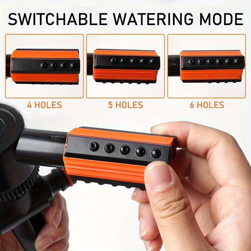 1Pc Rotating Garden Sprinkler System With Adjustable Nozzle