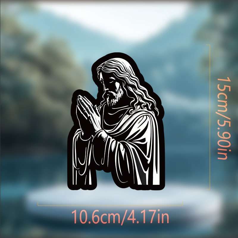 1pc Jesus Christian Themed Stickers
