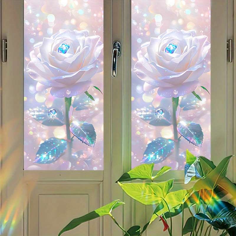 1Pc 17.7x39.3in 45x100cm Door Window Sticker