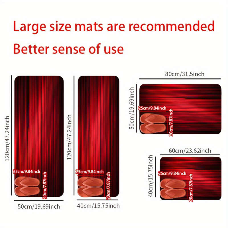 1Pc 19.69x31.5inch 50x80cm Floor Mat
