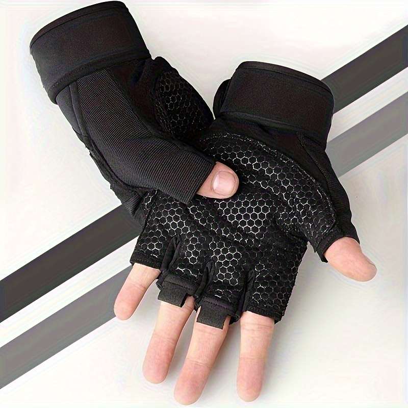 1 Pair Black Size XL Outdoor Sports Gloves