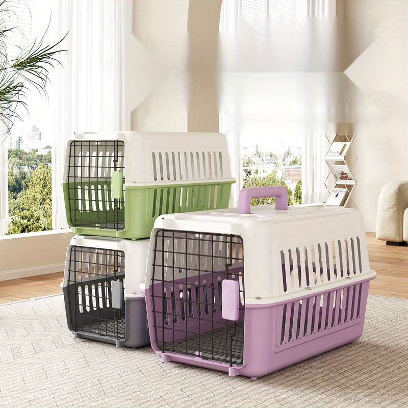 1pc Grey size Air Box + Hanging Bowl + Partition + Urine PadPet Cage
