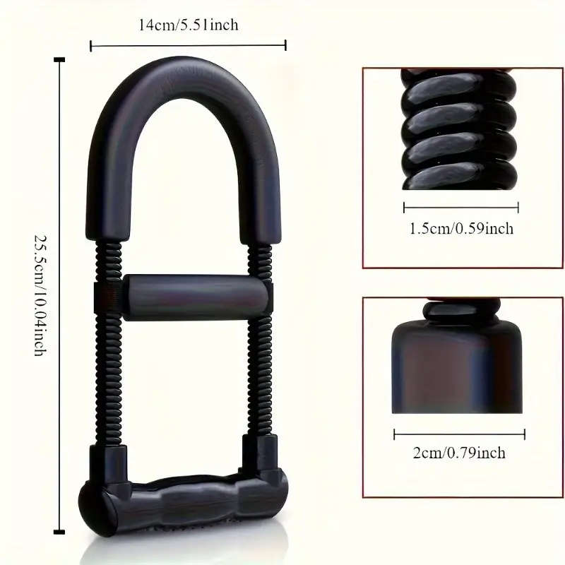 1pc Adjustable Iron Forearm Strength Trainer Enhances Wrist Strength Dexterity Coordination Ideal fo