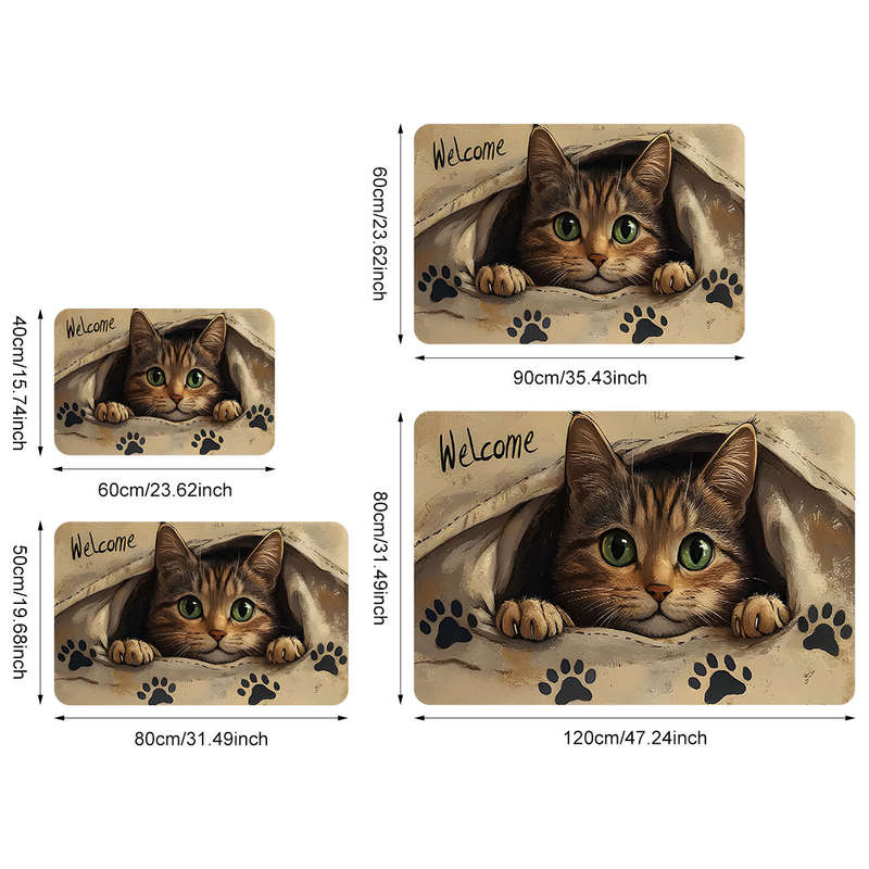 1Pc 50x80cm 19.69x31.5inch Floor Mat