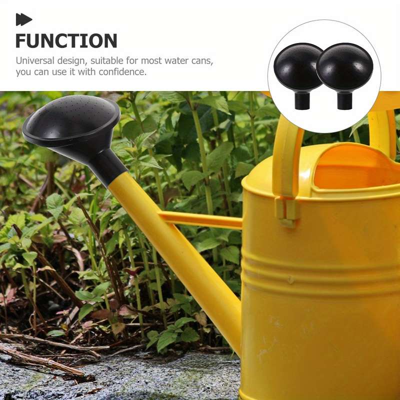 1Pc Black Plastic Watering Can Rose Heads