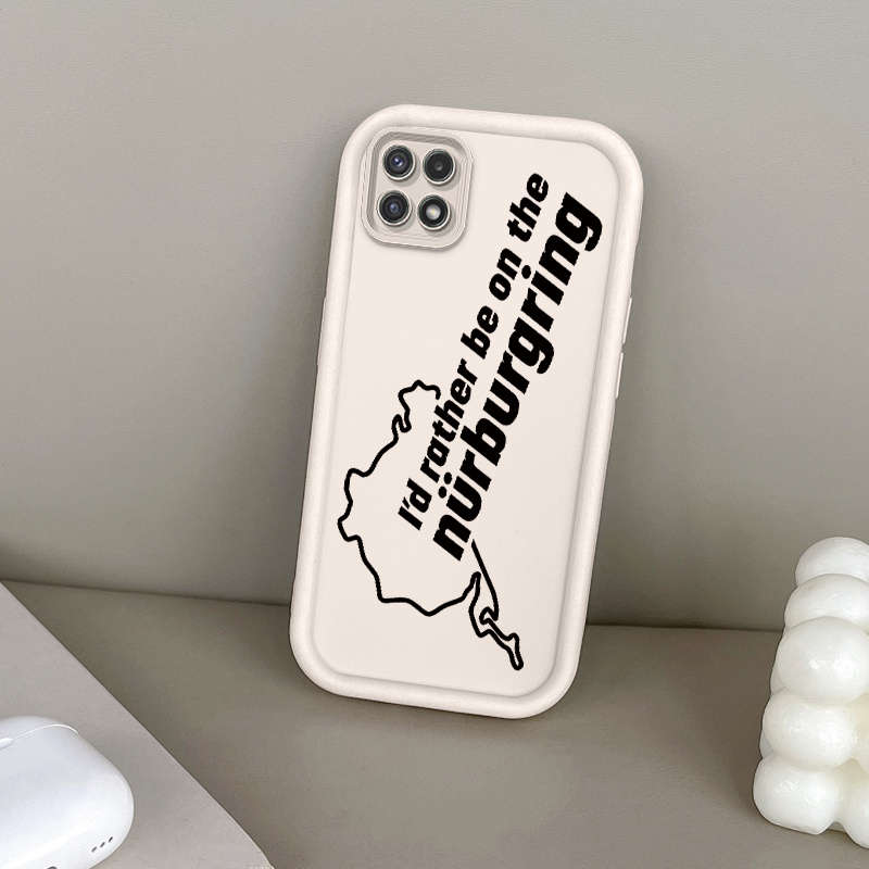 1pc White For Samsung Galaxy A05s Phone Cases