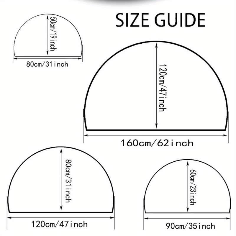 1Pc 80x120cm 31x47inch Floor Mat