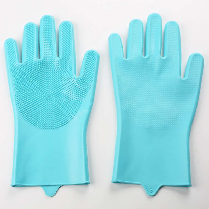 1 Pair Gray Household Cleaning Gloves